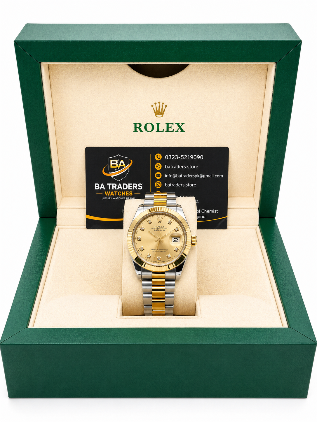 Rolex Oyster Perpetual Date Just - TrueTone with Golden Dial