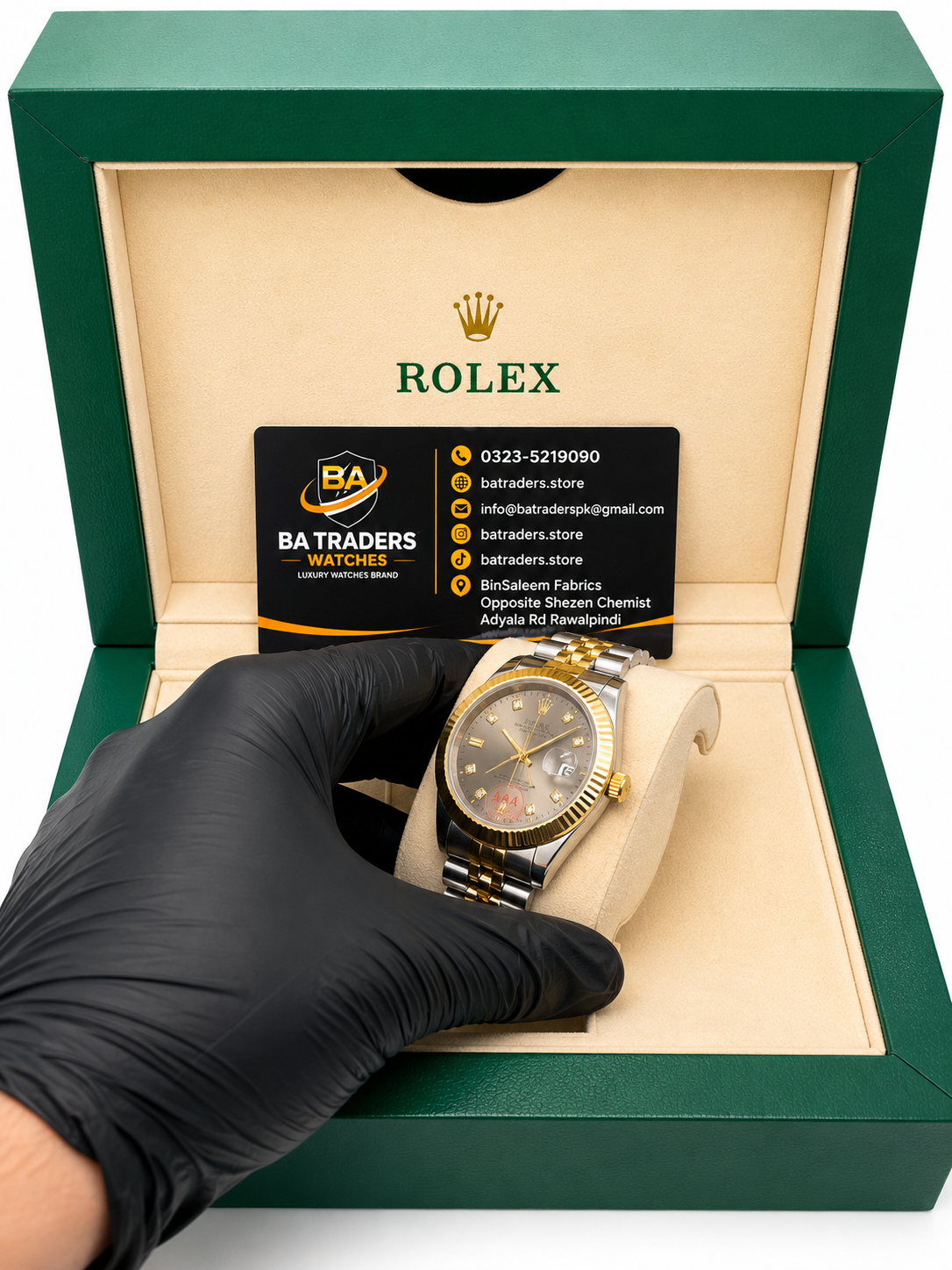Rolex Oyster Perpetual Date Just - TrueTone with Grey Dial