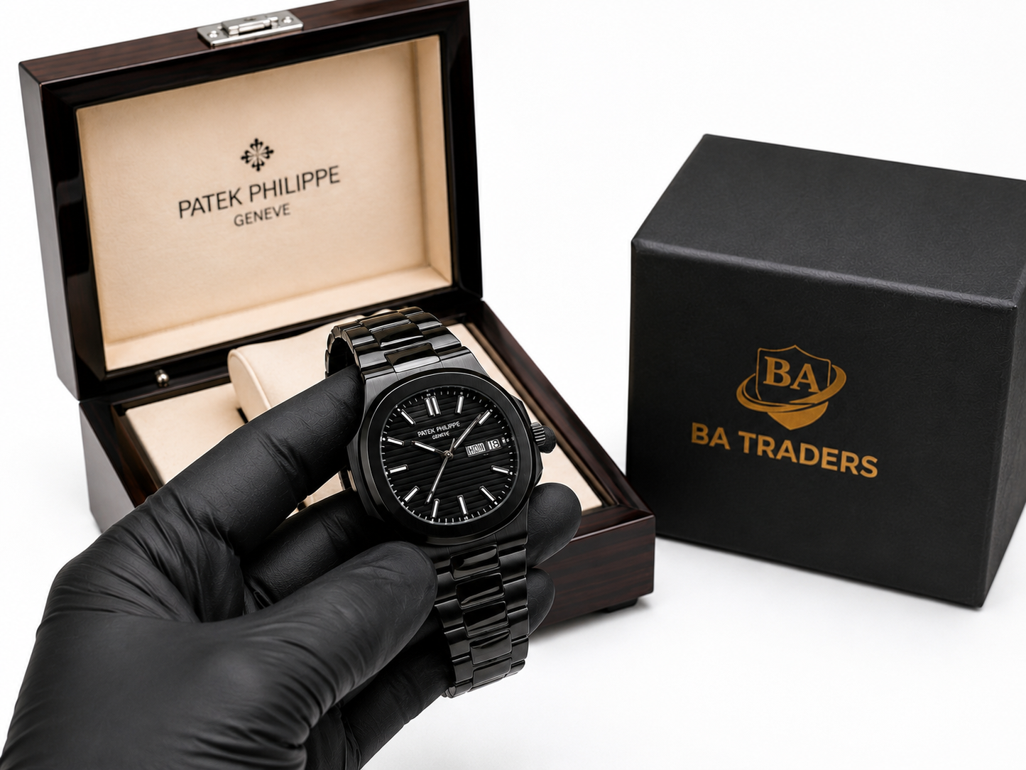 Patek Philippe Geneve Full Black - Day & Date