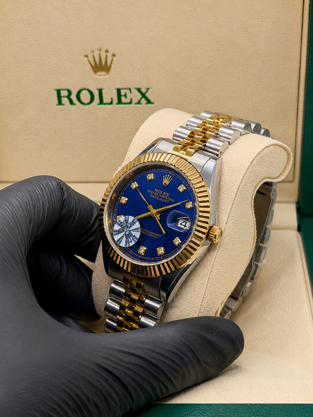 Rolex Oyster Perpetual Date Just Jubilee Chain - TrueTone Models