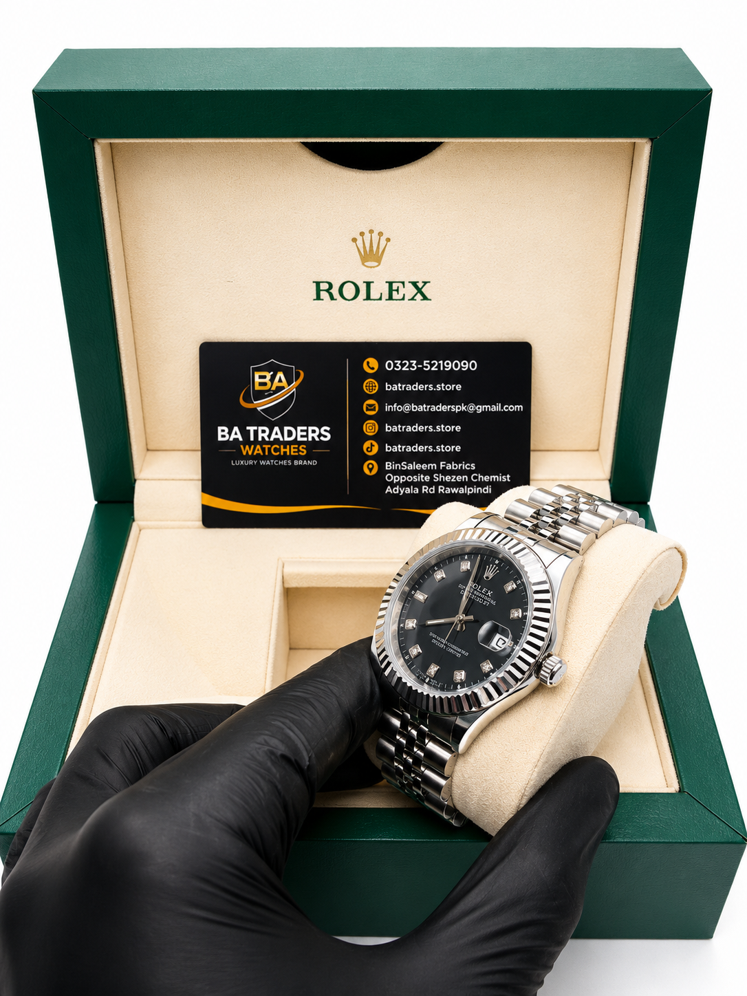 Rolex Oyster Perpetual Date Just - Silver with Black DiaL