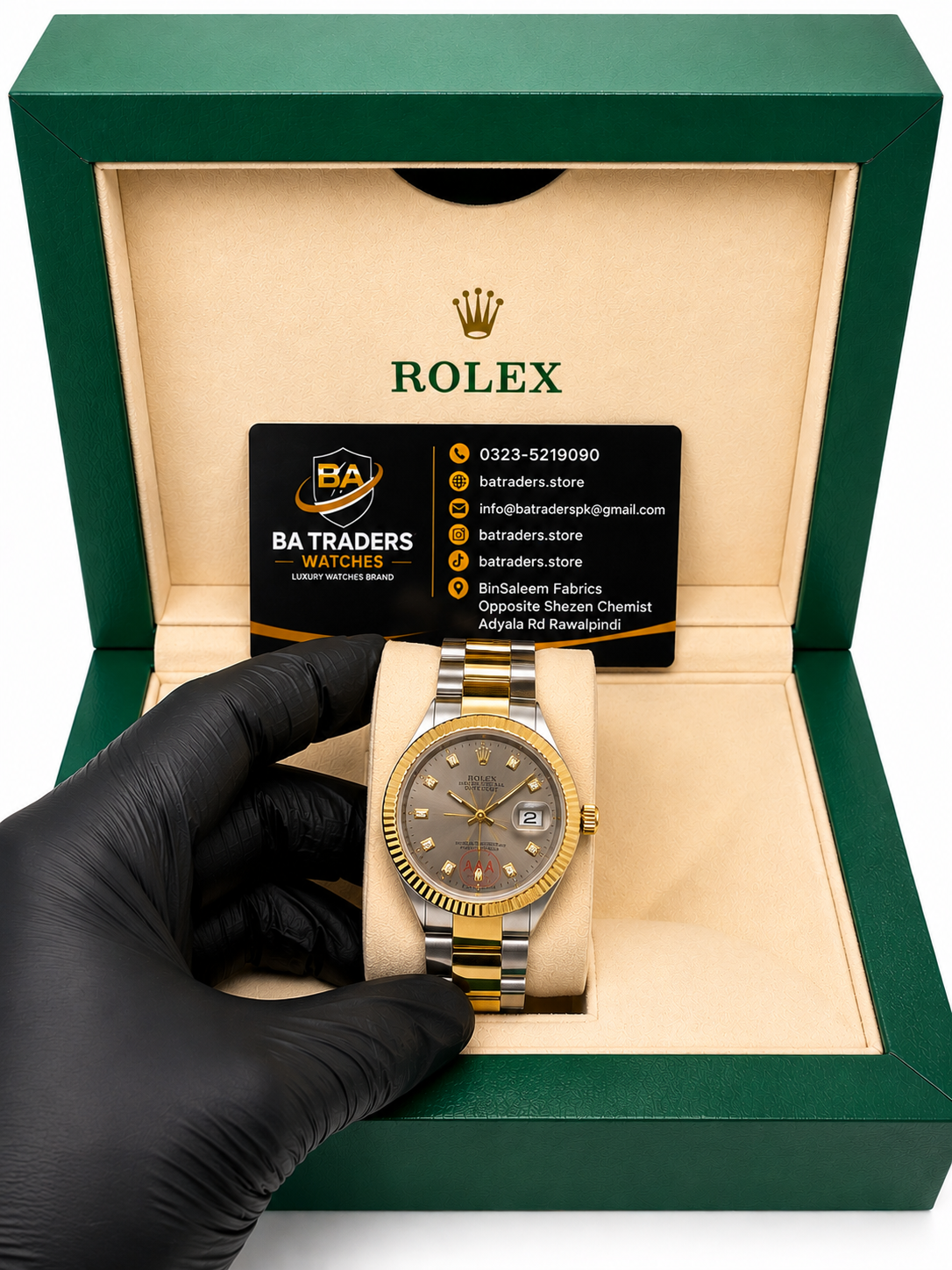 Rolex Oyster Perpetual Date Just - TrueTone with Grey Dial