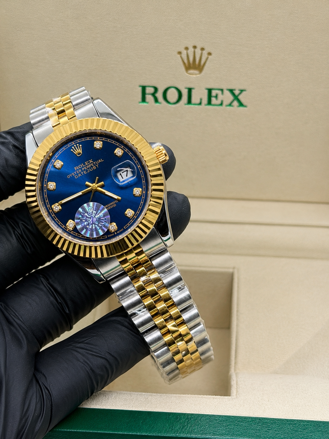 Rolex Oyster Perpetual Date Just Jubilee Chain - TrueTone Models