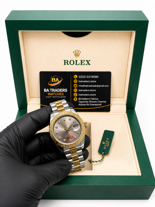 Rolex Oyster Perpetual Date Just - TrueTone with Grey Dial