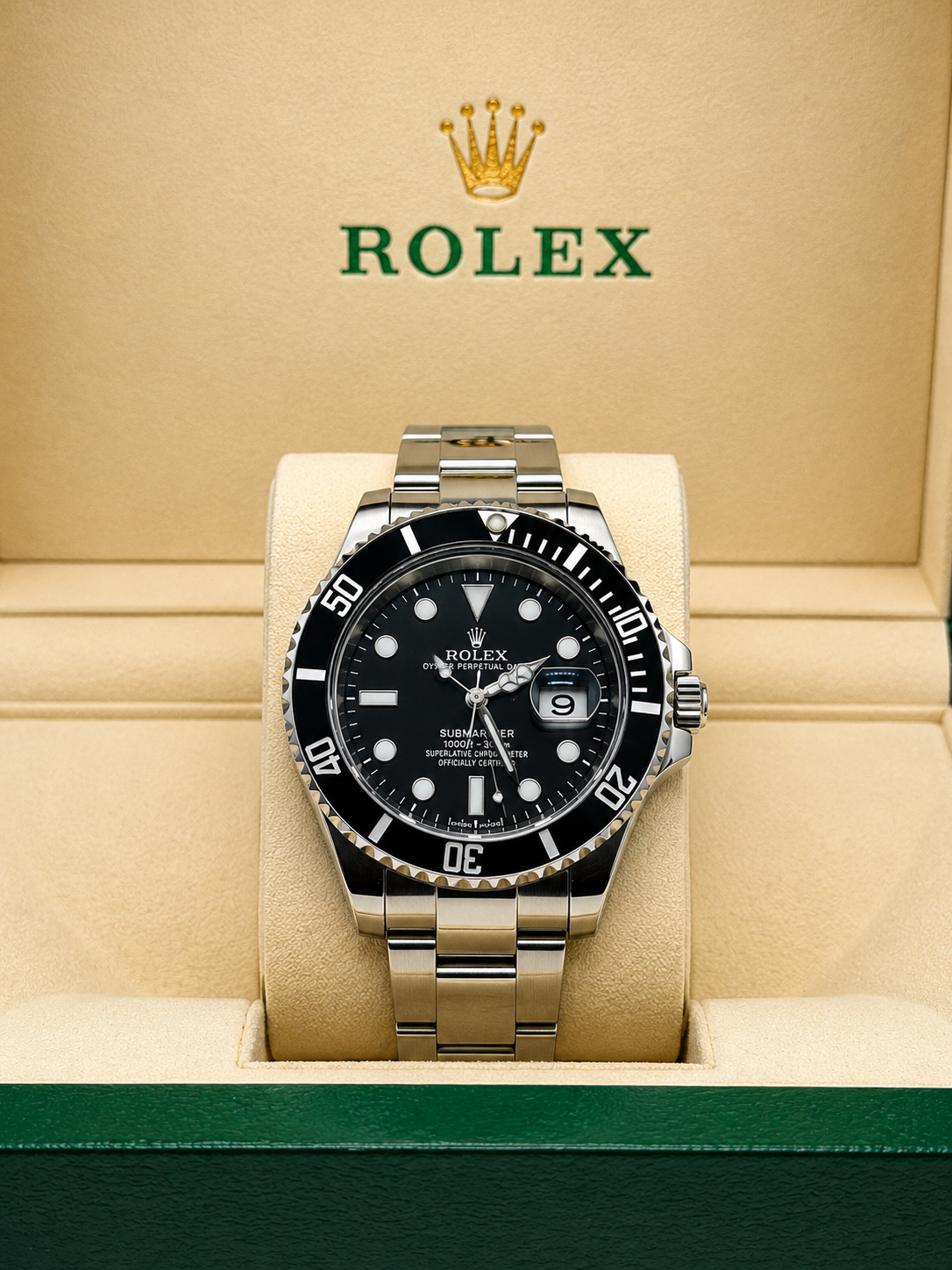 Rolex Submariner Silver With Black Dial