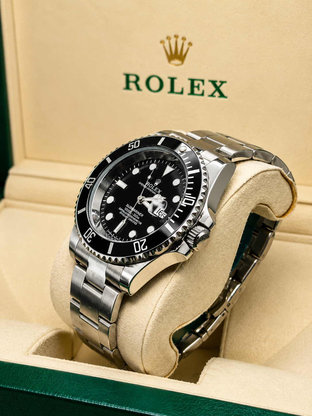 Rolex Submariner Silver With Black Dial