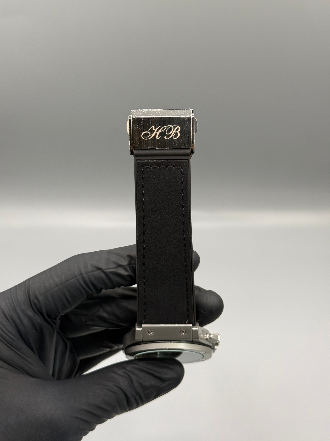 HB Chrono Style Leather Strap