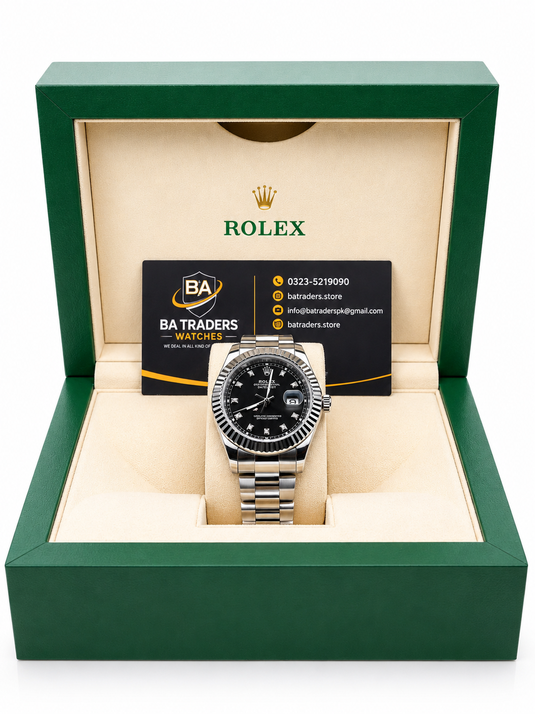Rolex Oyster Perpetual Date Just - Silver with Black DiaL