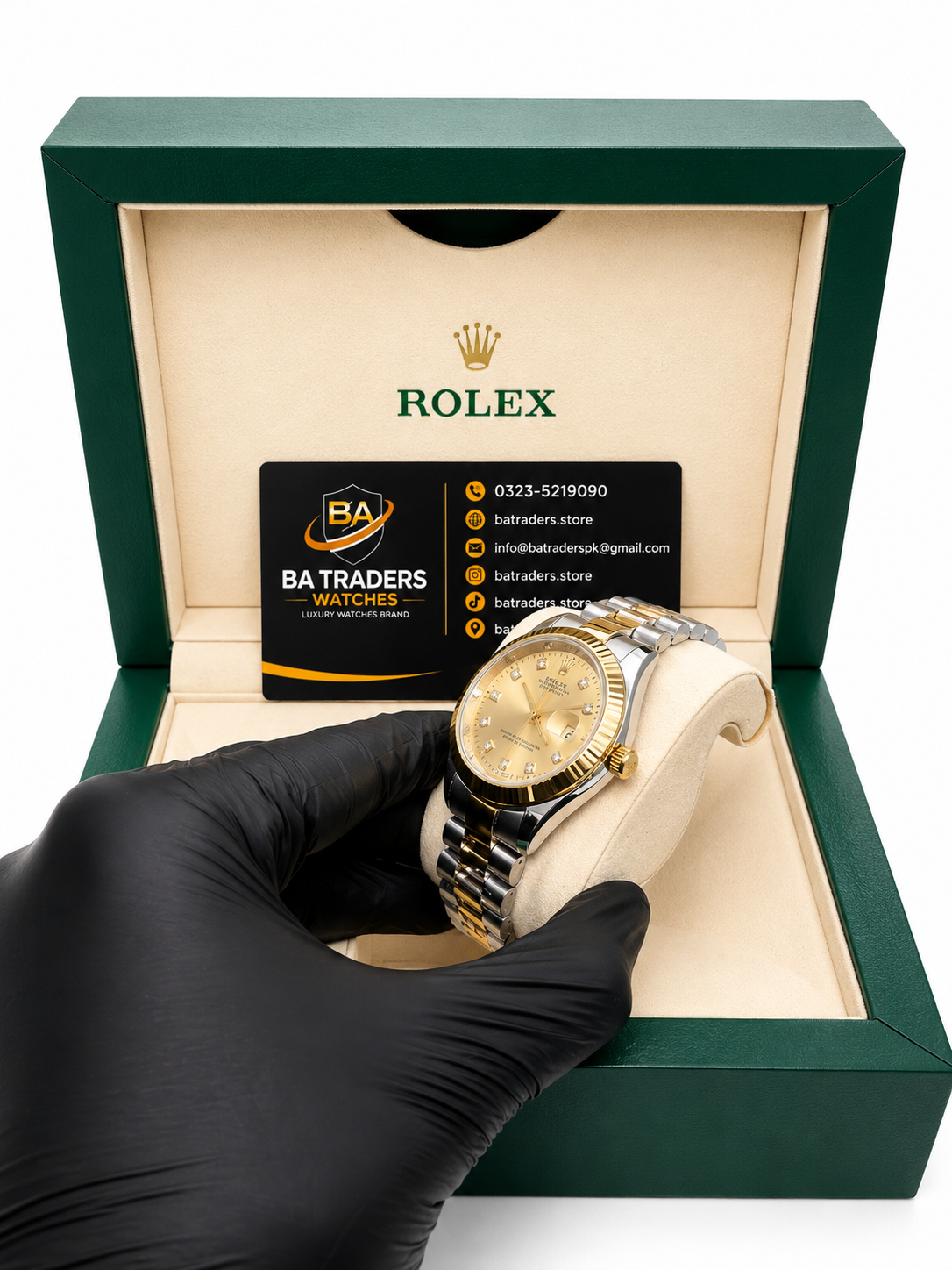 Rolex Oyster Perpetual Date Just - TrueTone with Golden Dial