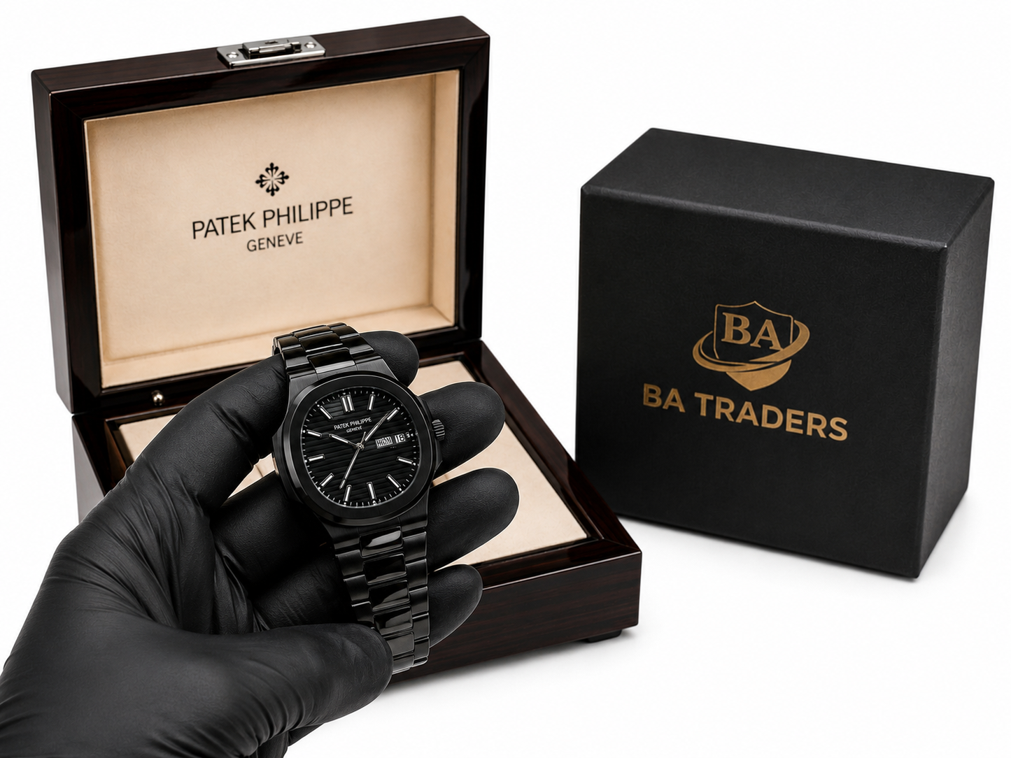 Patek Philippe Geneve Full Black - Day & Date
