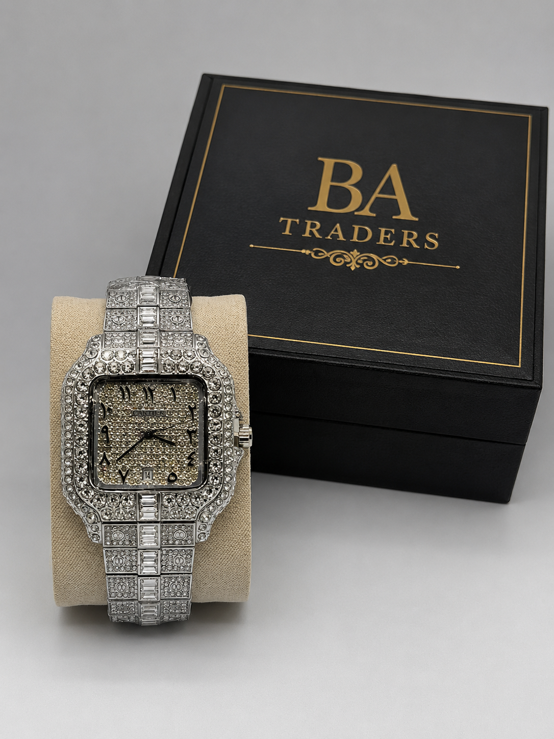 Iced Out Cartier Karan Aujla Watch